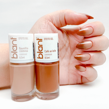 Nail Arte Gradiente de Outono