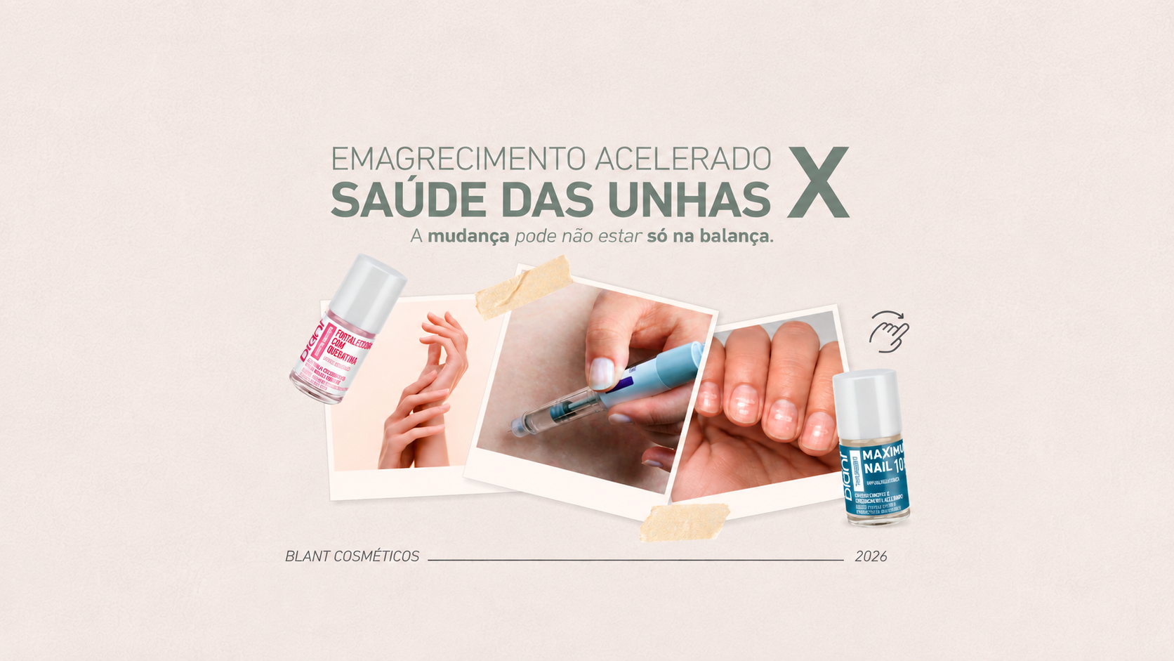 Emagrecimento acelerado: por que suas unhas também merecem atenção